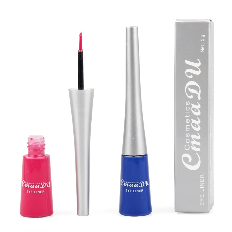 

8-color Matte Cat Eye Makeup Waterproof Neon Colorful Liquid Eyeliner Pen Make Up Comestics Long-lasting Liner Pencil