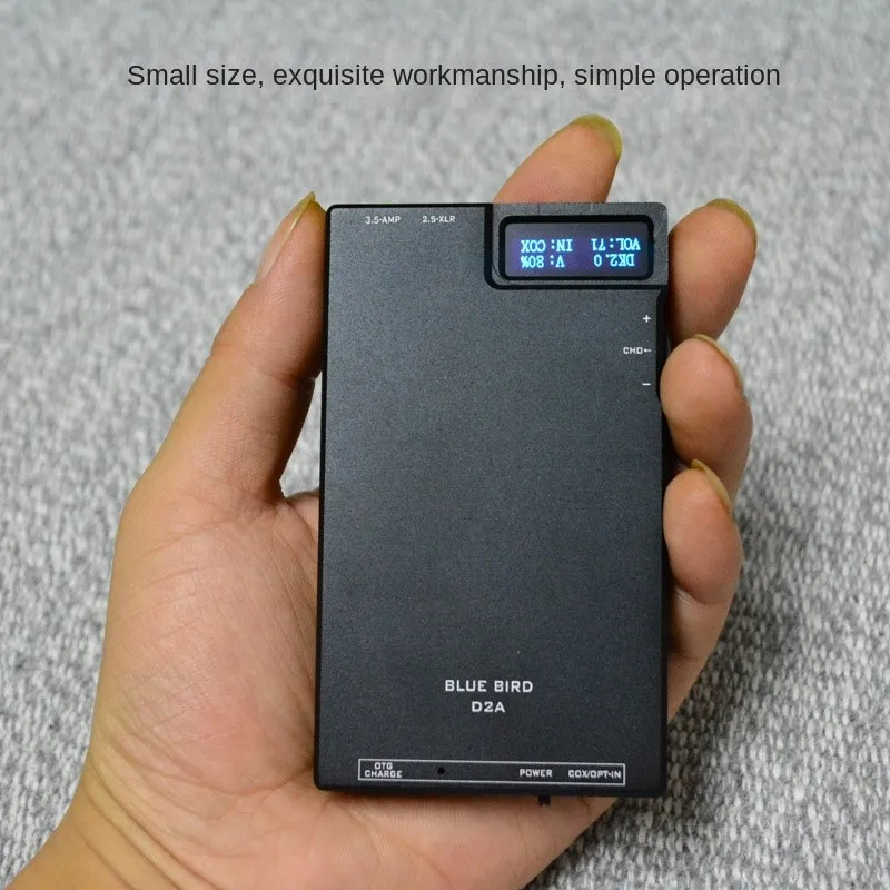 Portable Decoding Amp Mobile Phone OTG Computer Sound Card Dual ES9018HiFi Sound Quality Coaxial Fiber Decoding