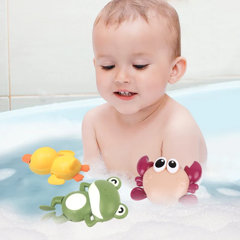 

Montessori Baby Bath Toys for Newborns 0 12 Months Baby Bathing Toy Children Pool Bath Toys Kids Bathtub Swimming Pool Toy Frog