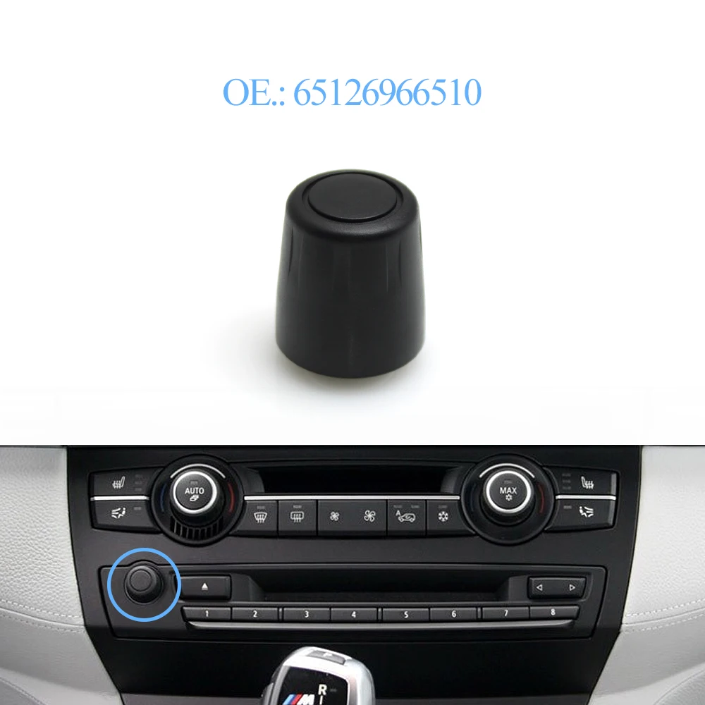 

E70 E71 E72 приборная панель мультимедийная кнопка CD-плеер аудио радио громкость поворотный переключатель ручка для BMW X5 X6 2007-2013 65126966510