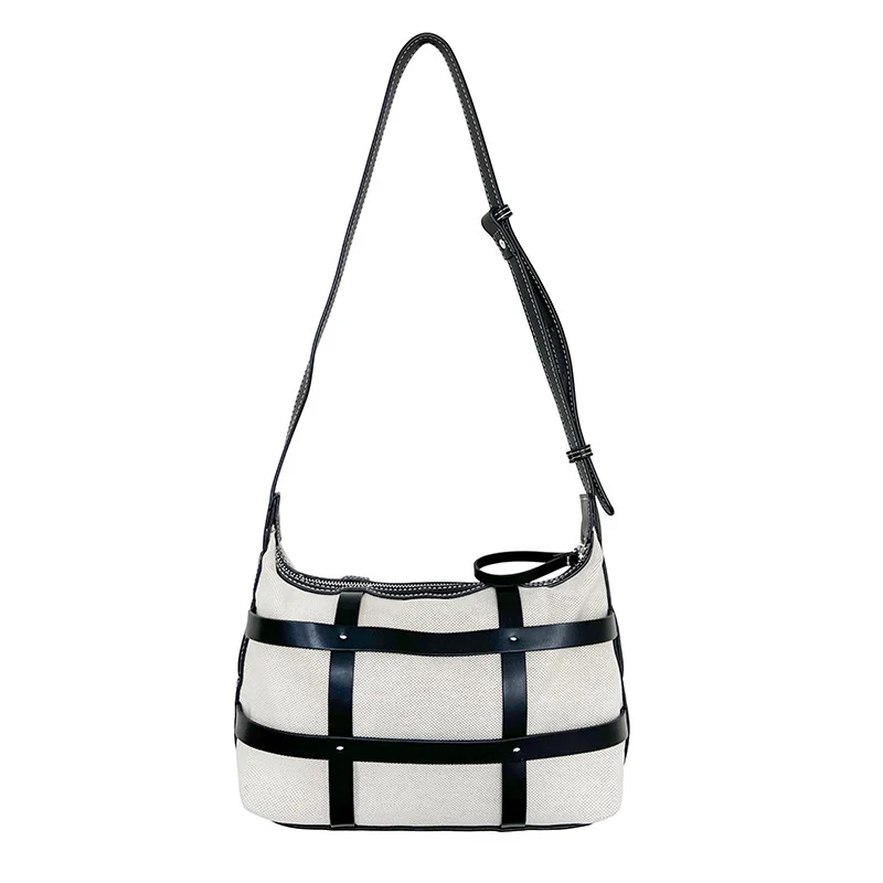 Повседневные вместительные холщовые Лоскутные сумки через плечо из