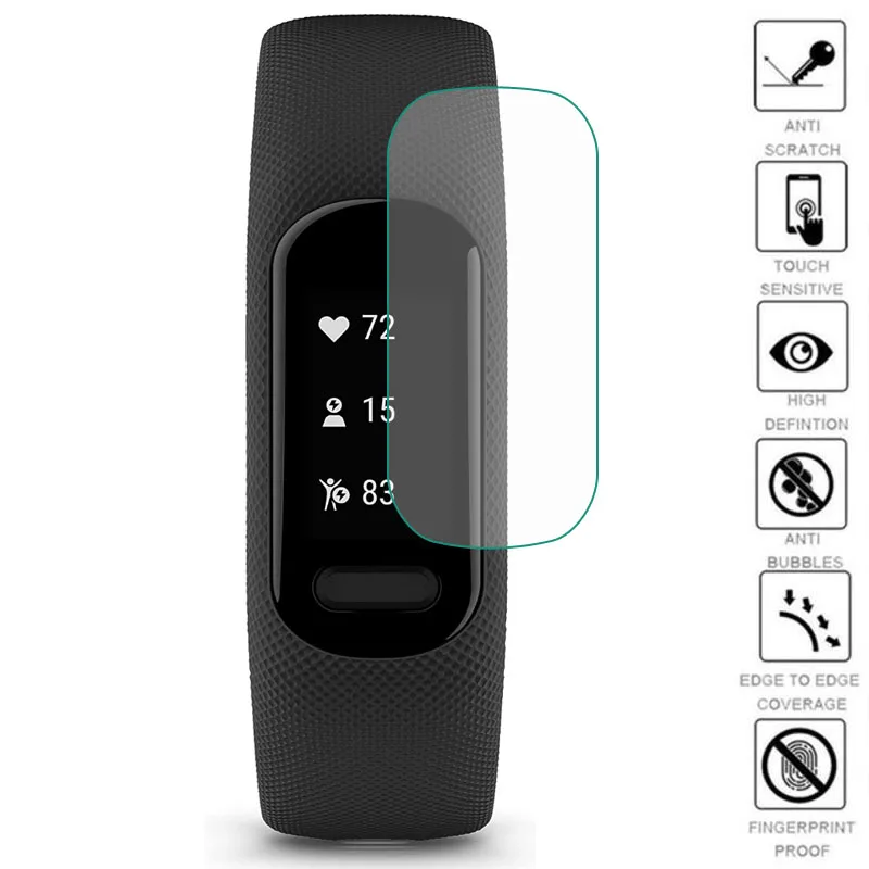 

5 шт., защитная пленка для смарт-браслета Garmin Vivosmart 5
