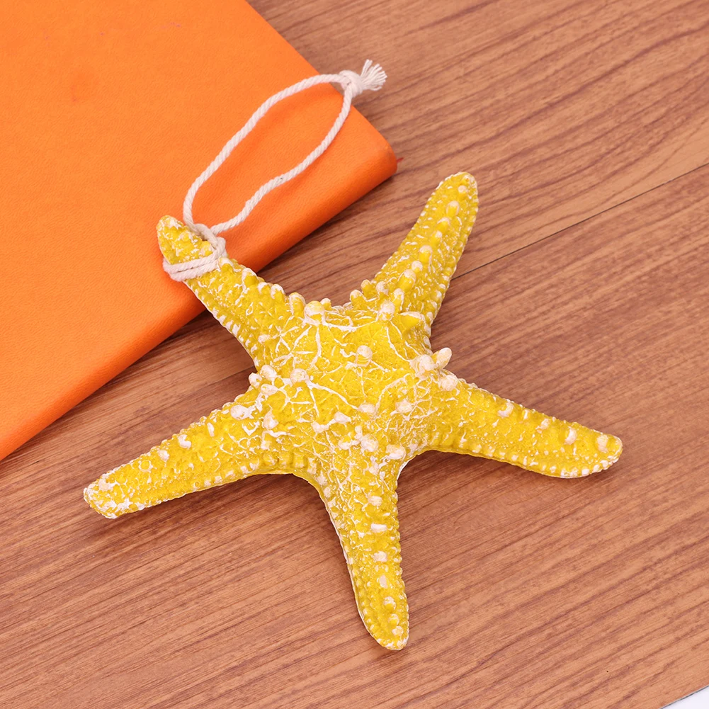 

Sea Star Craft Decoration Resin Mediterranean Sea Stars DIY Beach Cottage Kids Bedroom Living Room Decorations