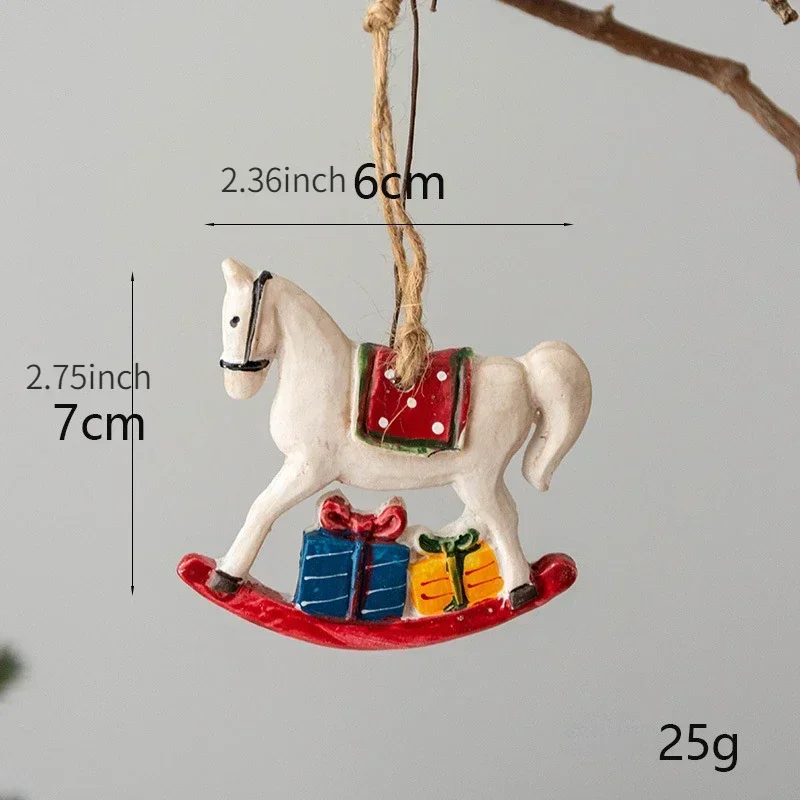 

Рождественские фигурки из смолы GJ52