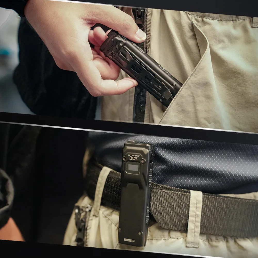 Оригинальный NITECORE EDC23 2500 люмен ультратонкий карманный UHi 25 светодиодов USB-C