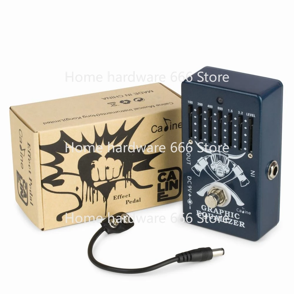 Caline CP-71 6-полосный эквалайзер гитарная педаль 9 В эффектов True Bypass дизайн