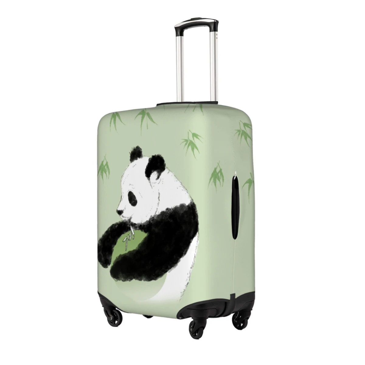 Panda Travel Accessory Luggage Covers High Elastic Fabric Protects Luggage From Dust And Scratches 18-32in Suitcase Cover