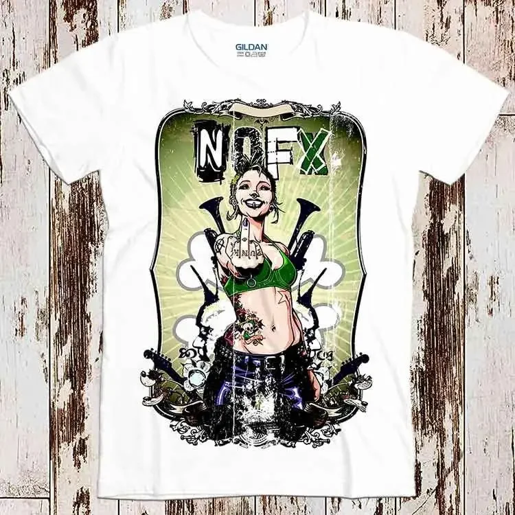 Футболка NOFX оригинальная крутая Винтажная футболка в стиле ретро 8010