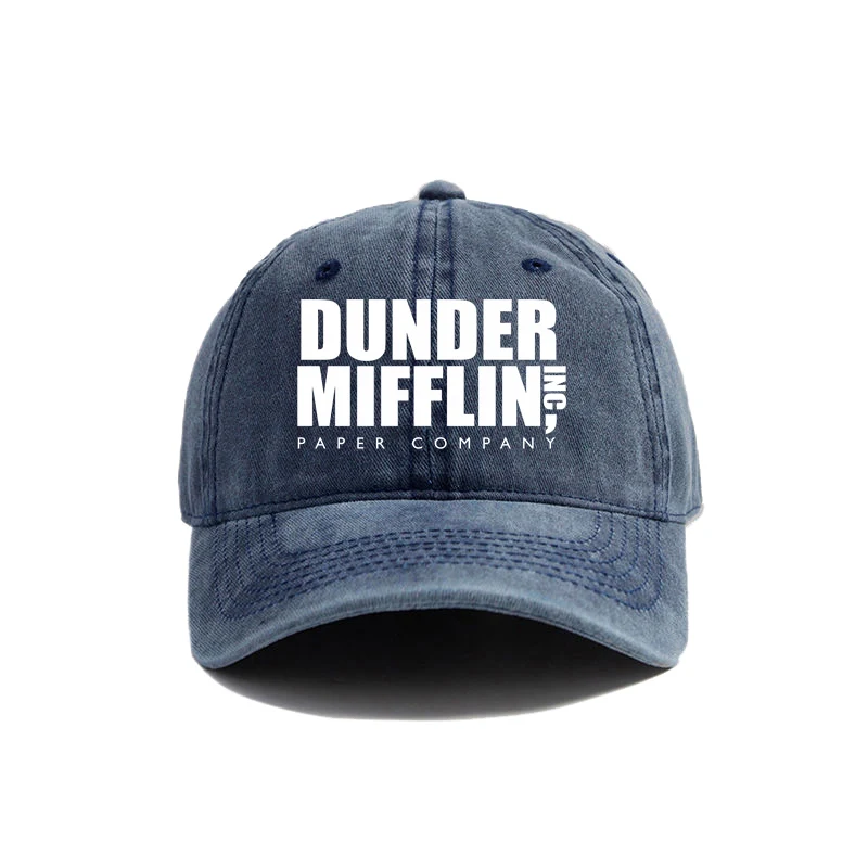 Бейсболка Dunder Mifflin Мужская кепка в стиле ретро регулируемая летняя