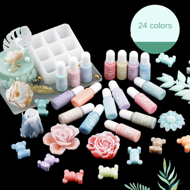 

Окрашивающий краситель для жидкого эпоксидного пигмента, 10 мл, 2 шт., цвет макарон, эпоксидная смола, стойкость к выцветанию, мыло для творчес...