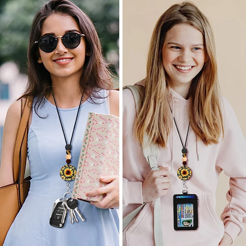 Ремешки для идентификационных бейджей и ключей милый держатель со шнурком