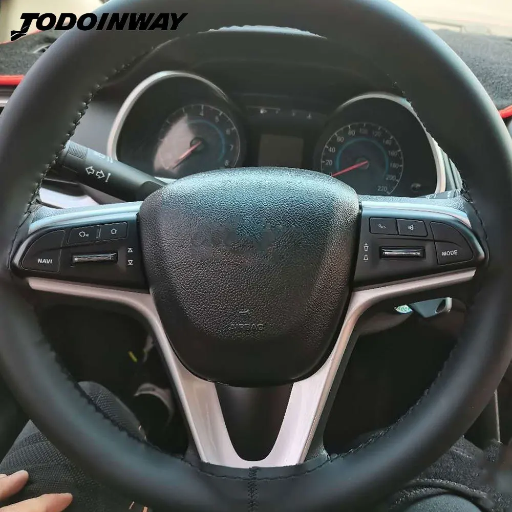 

Многофункциональная кнопка рулевого колеса, аудио громкость, управление музыкой, GPS переключатель, синий цвет, аксессуары для Chevrolet Sail 3 2015-2018