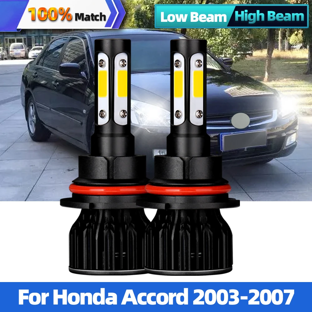 

LED Headlight LED 90W High Power CSP Chips Led Headlamps 9005 HB3 9006 HB4 Canbus Car Light 12V For Honda Accord 2003-2007