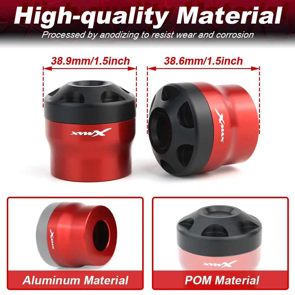 Передняя ось мотоцикла вилка колесо слайдеры для YAMAHA XMAX 125 2018-2024 400 2018-2020 NMAX 2017-2023