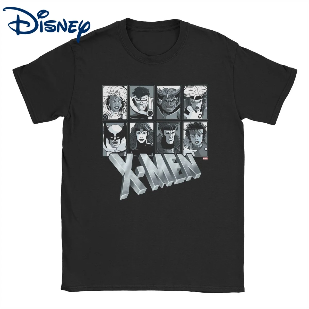 

Marvel Anime X-Men Retro 90s Men Women T Shirts Disney Vintage Tee Shirt Short Sleeve O Neck T-Shirts Cotton Plus Size Tops