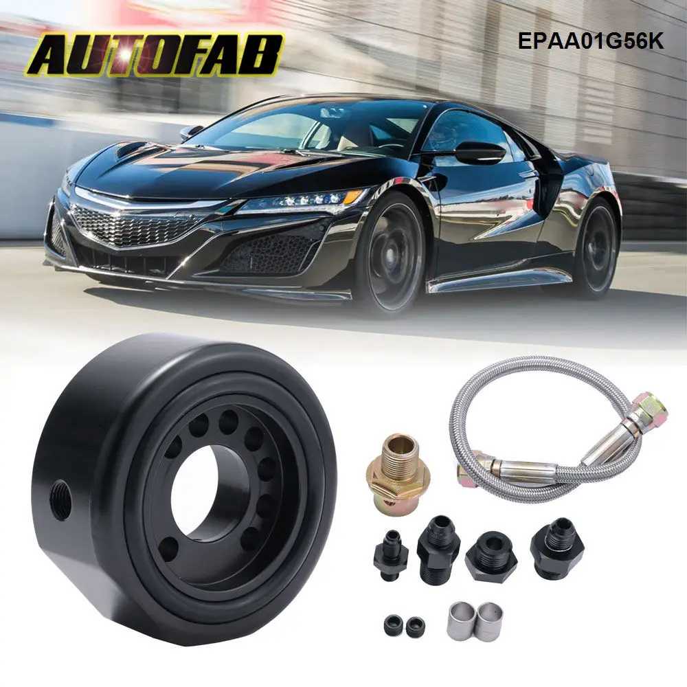Adapter Sandwich Plate Cooler Adapter Kit For Honda Acura Ls B20 Epaa01g56k