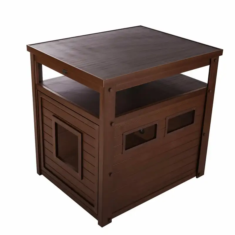 

Jumbo Litter Box Cover End Table - Russet