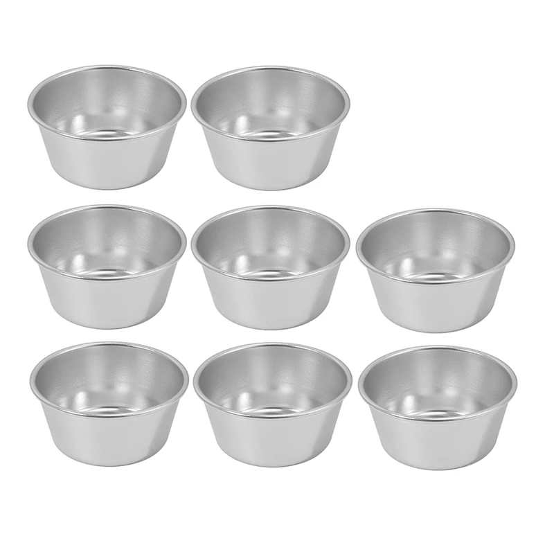 

Individual Molds Pudding Molds Cups Mini Chocolate Molten Pans Non-Stick Cupcake Cake Cookie Pudding Mold