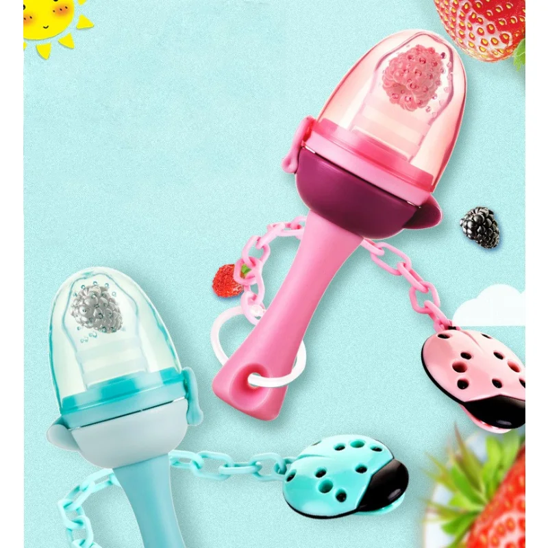 

Детская зубная нить с цепочкой для соски, подарок, Ниблер для свежего питания, Детская кормушка для фруктов, безопасная детская соска для со...