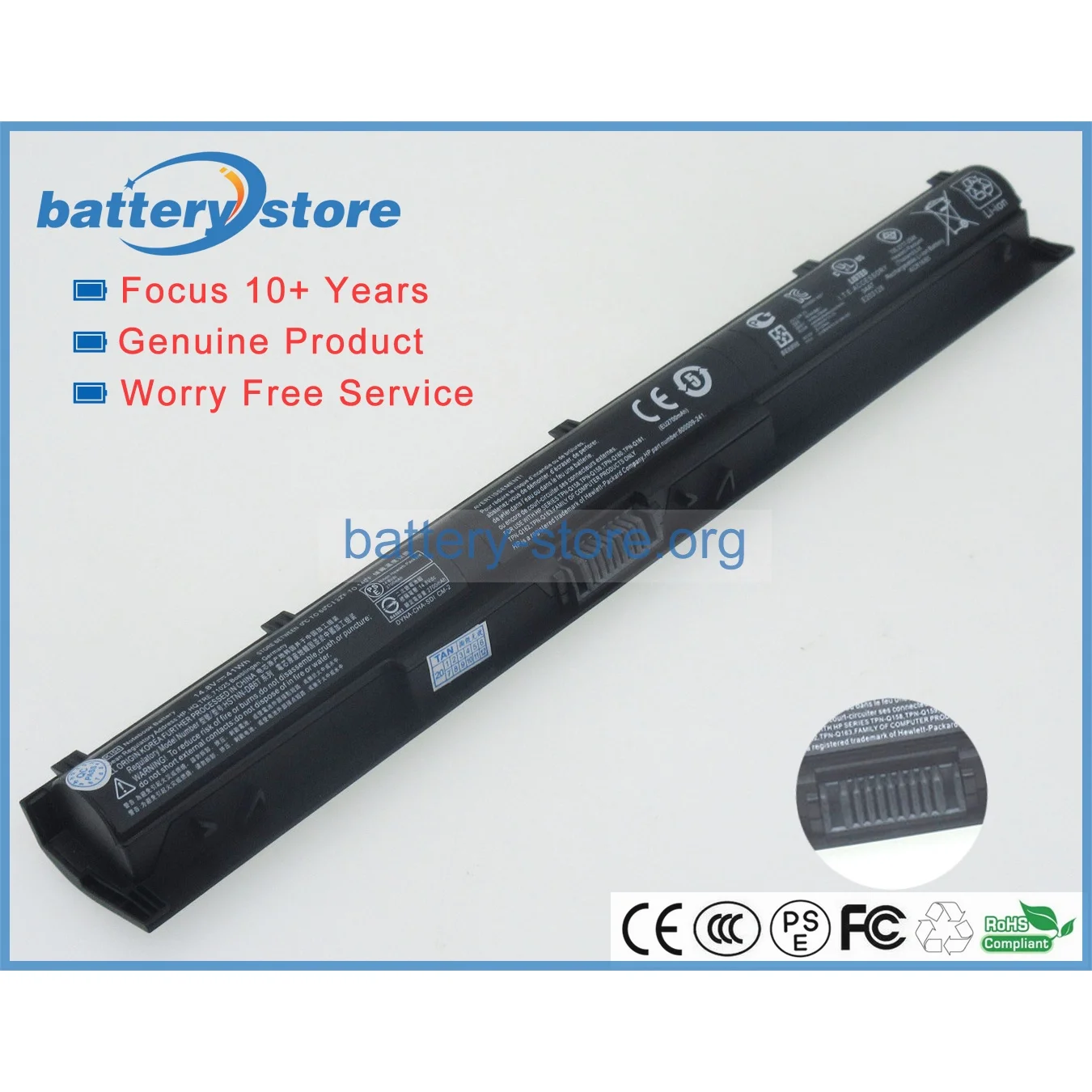 Оригинальные аккумуляторы для ноутбуков HSTNN-LB6S 800049-001 KI04 TPN-Q159 N2L84AA TPN-Q161 825596-001 TPN-Q163