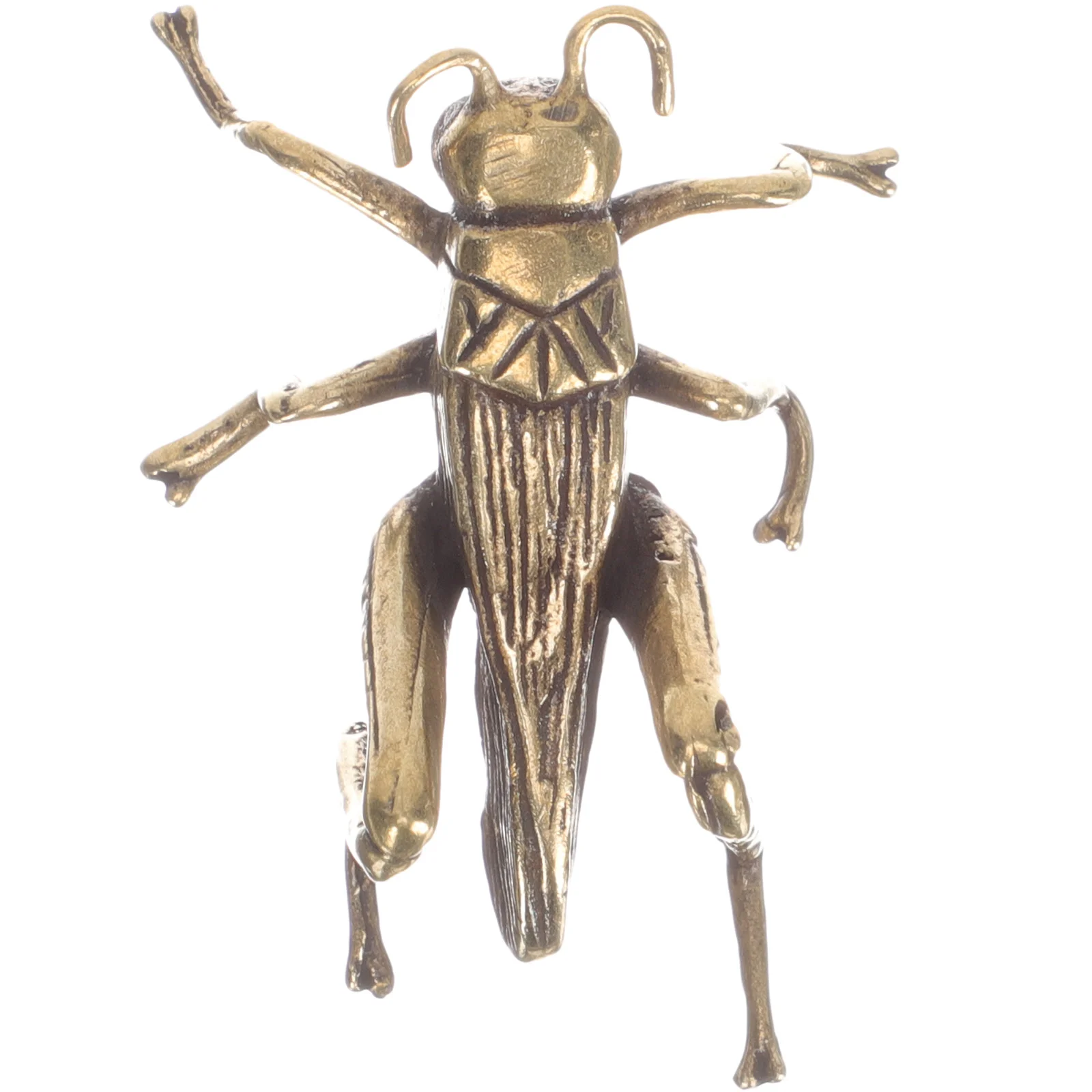 

Cricket Ornaments Brass Craft Meditating Statue Car Toys Insect Tea Ceremony Decor Garden Vintage Style Desktop Office