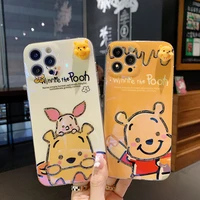 cartoon disney winnie the pooh phone case for iphone 11 12 13 mini pro xs max 8 7 plus x xr cover