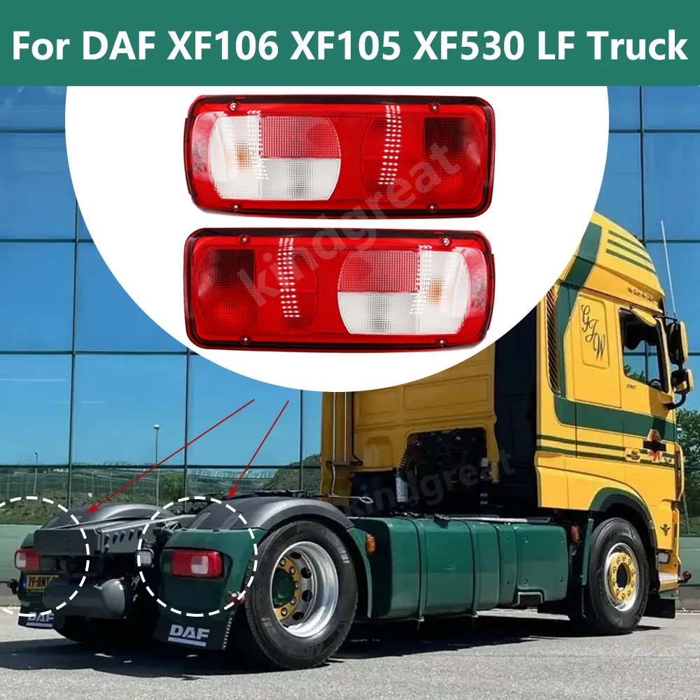 

24V Truck Tail Lamp Auto Spare Parts for DAF XF106 XF105 XF530 LF 1875577 1875578 Truck Tail Lamp