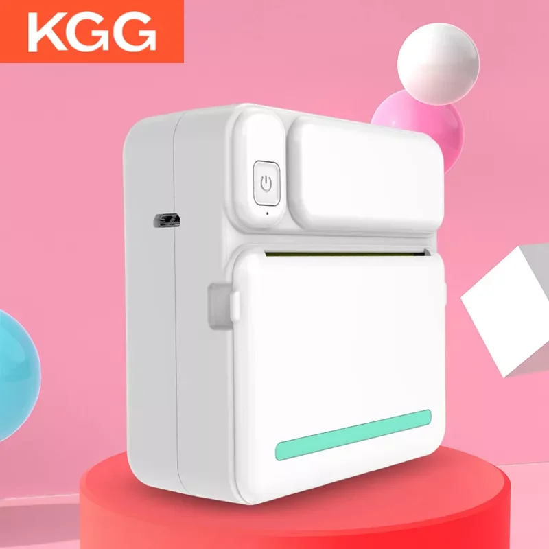 

Portable Thermal Printer Mini Pocket Photo Note Printer Thermal Label Printer 57mm Wireless Inkless Printing Bluetooth Printers