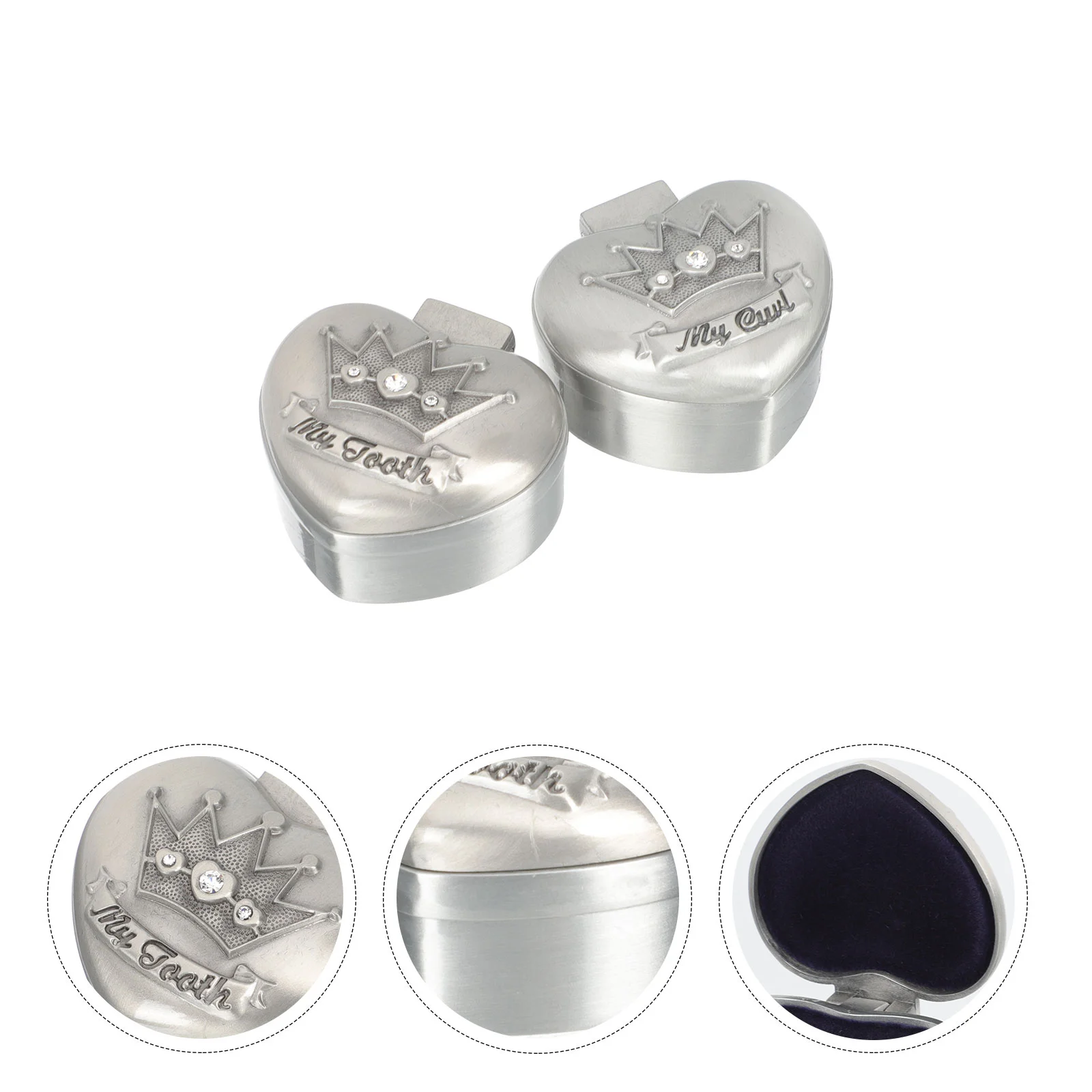 

2 шт., контейнер для волос из цинкового сплава