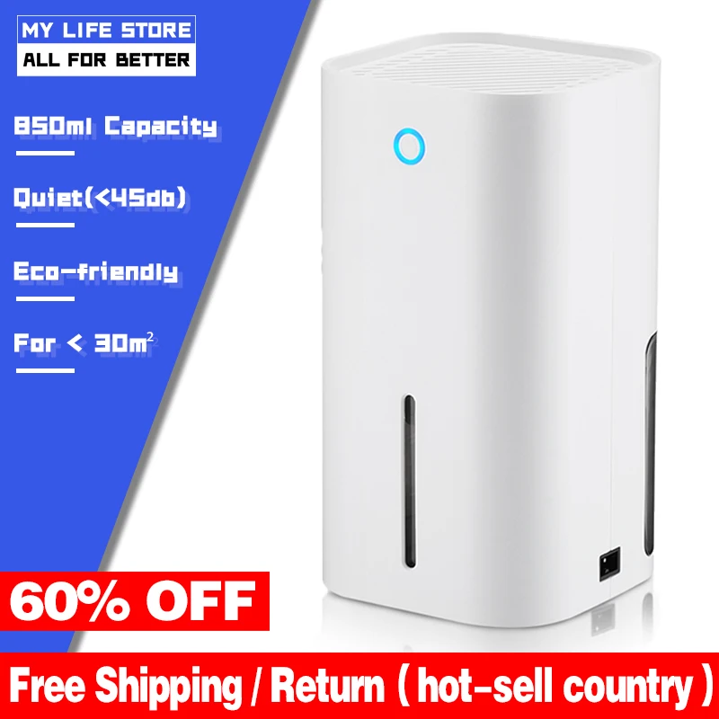 Portable Dehumidifier With Basic Air Filter, 2 in 1 For Home For Room For Kitchen, Quiet Moisture Absorbers, Cost-Effective