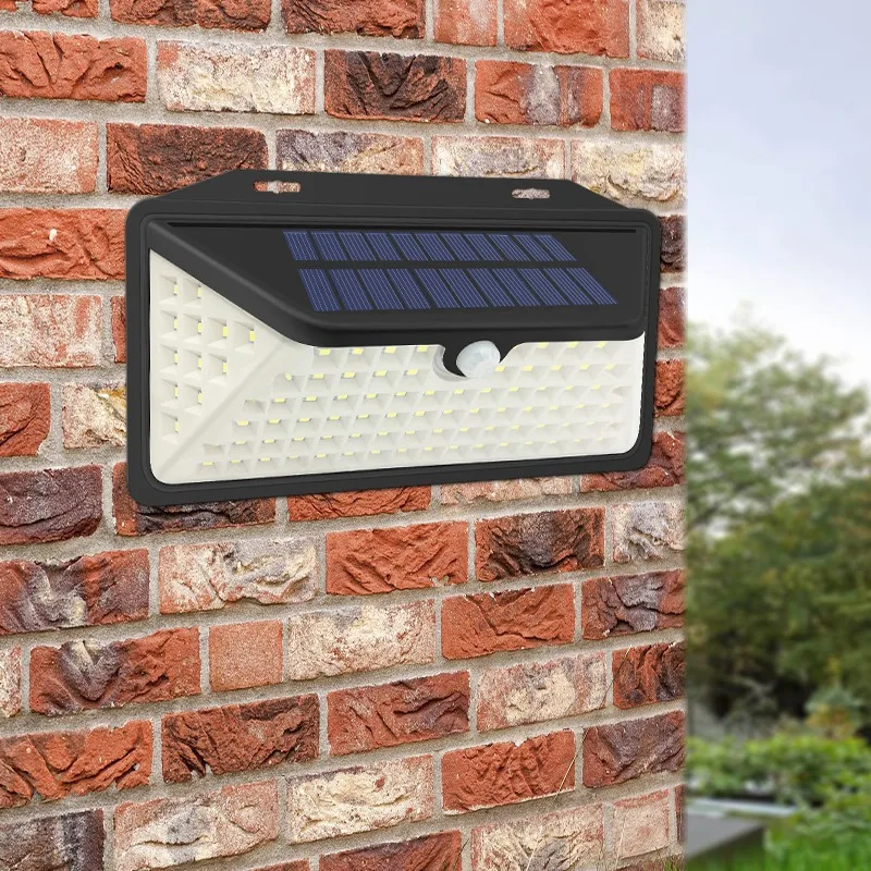 Promotion! 102 LED Solar Light Human Body Sensor Lamp IP65 Outdoor Automatic Adjust Brightness Garden Street |