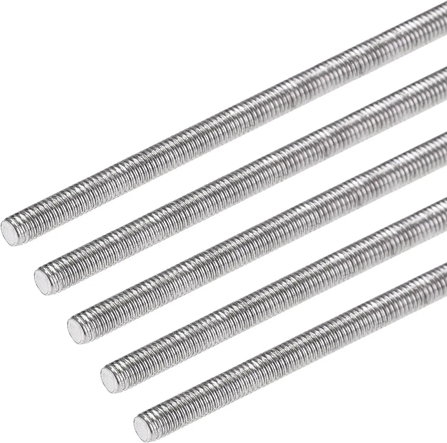 

5Pcs M3 x 100mm Fully Threaded Rod 304 Stainless Steel Right Hand Long Screws Threads Used for Screw into Hangers and U-Bolts