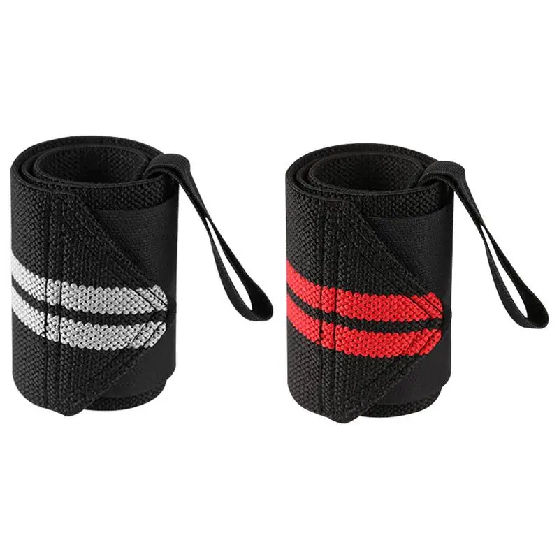 

1 Pair Weightlifting Wrist Straps Adjustable Weightlifting Wristbands Wrist Protector Brace Support Exercise Sports Grip Band