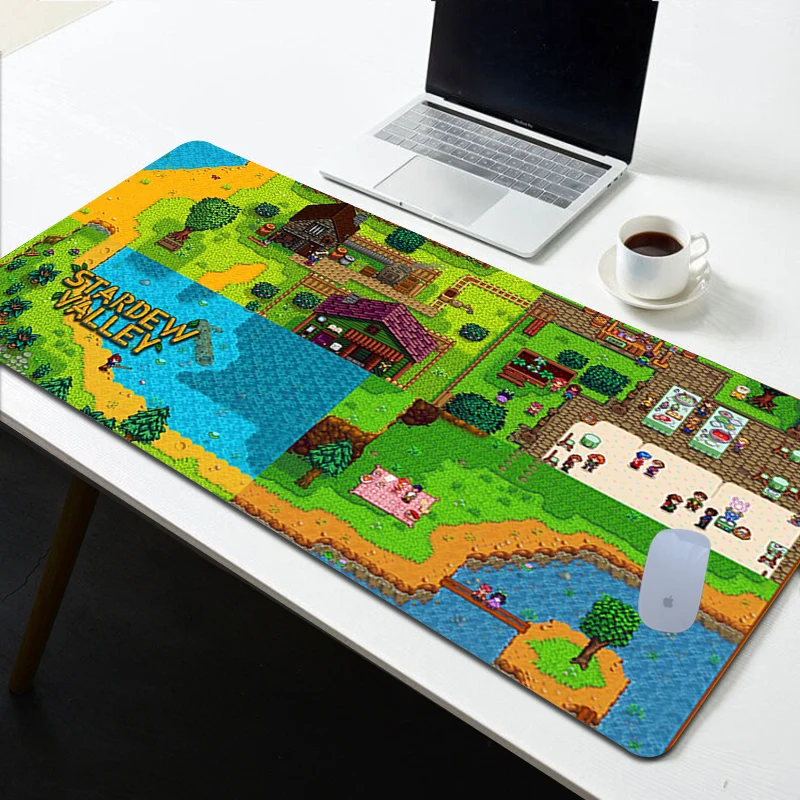

Stardew Valley Mouse Pads Anime Pad Kawaii Mat Gaming Gamer Non-slip Keyboard Mause Pc Laptops Mats Accessories Deskmat Mausepad