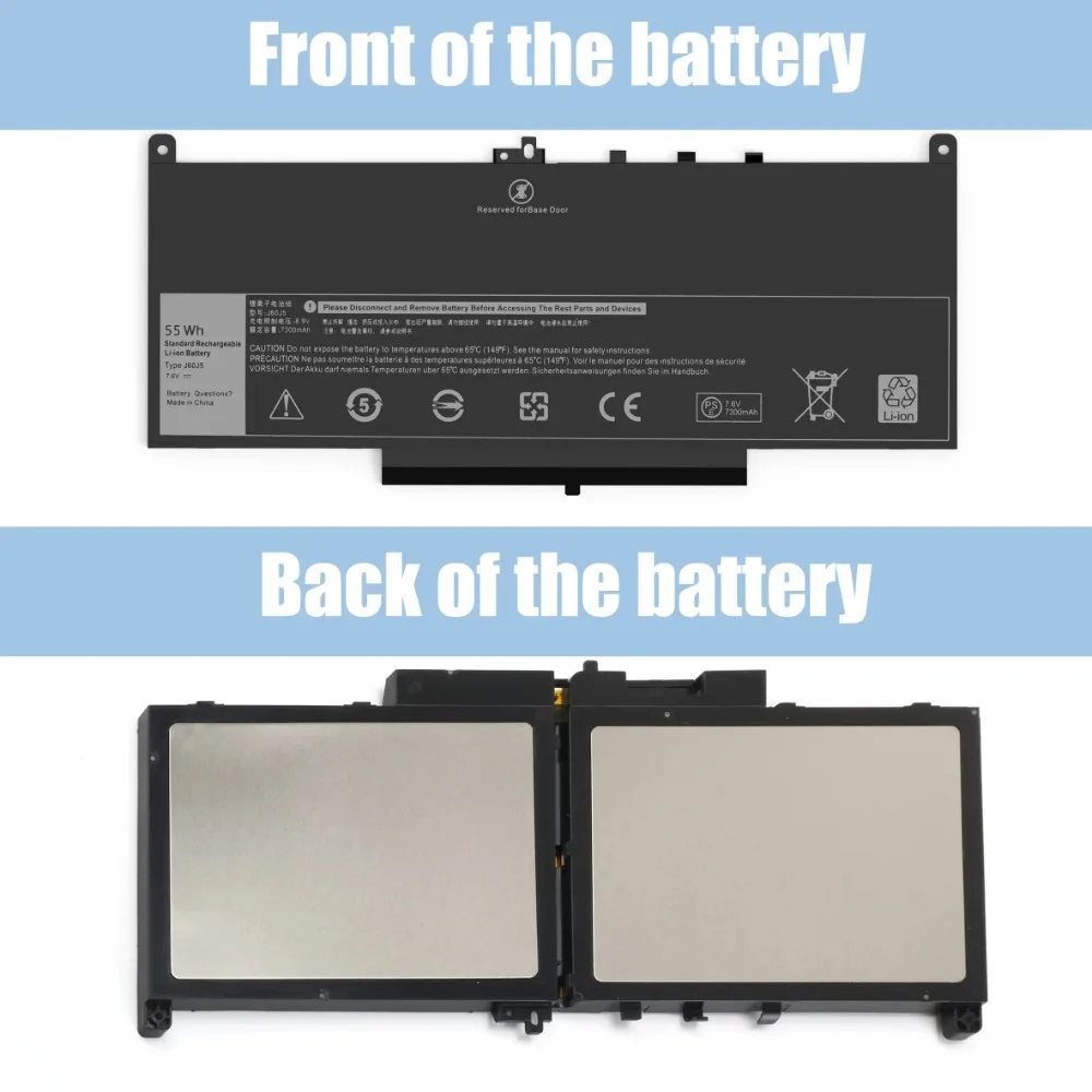 Аккумулятор E7470 E7270 J60J5 для ноутбука Dell Latitude 7470 7270 аккумулятор MC34Y R1V85 1W2Y2 0MC34Y 242WD GG4FM