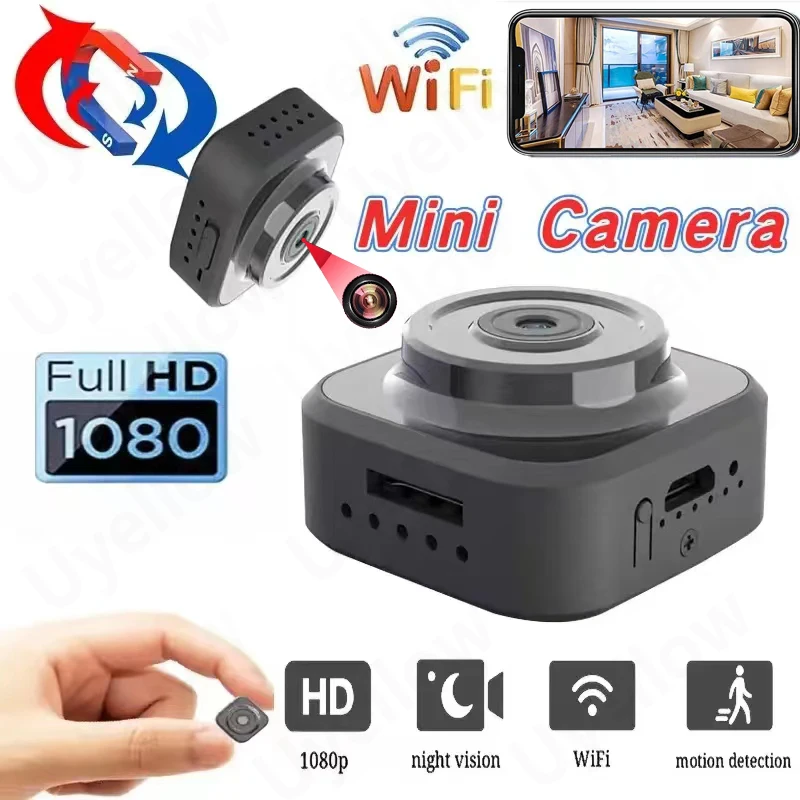 

Small Surveillance Camera Wifi 1080P Smart Home Security Micro Webcam Motion Detection IP P2P Video Recorder DVR Mini Camcorder