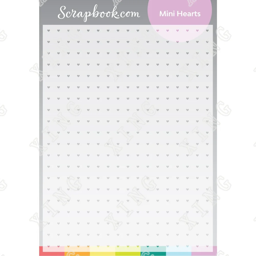 

2022 Mini Hearts Grid 6x8 Layered Stencils Diy Embossing Paper Greeting Card Diary Scrapbooking Coloring Decoration Templates