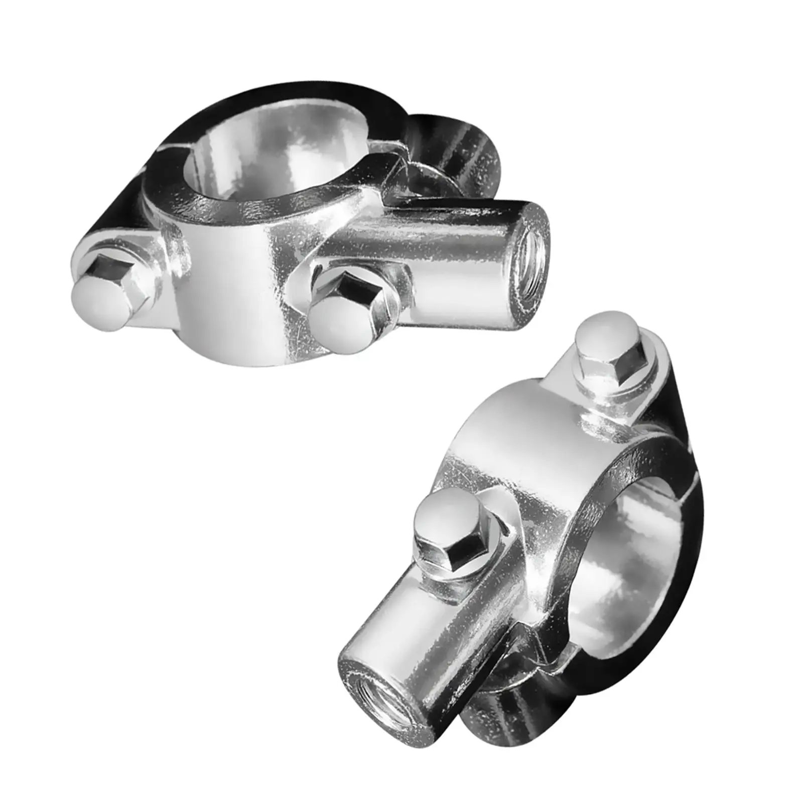 

Generic Motorcycle Bike 10mm 7/8inch Handlebar Mirror Clamp Mounting Bracket