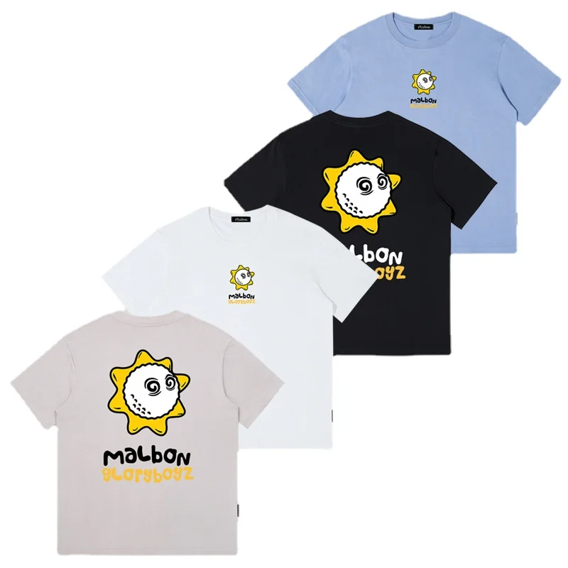 

2023 New GLO GANG Series Pure Cotton Men and Women Universal Golf Wear Summer Short Sleeve T-shirt Golf Clothes