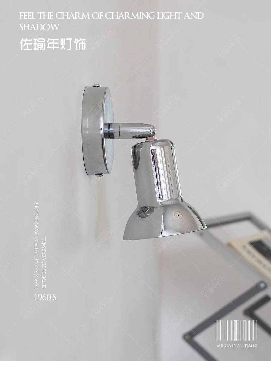 Настенный ретро-светильник Zuo Yunian Bauhaus В индустриальном стиле Ностальгический