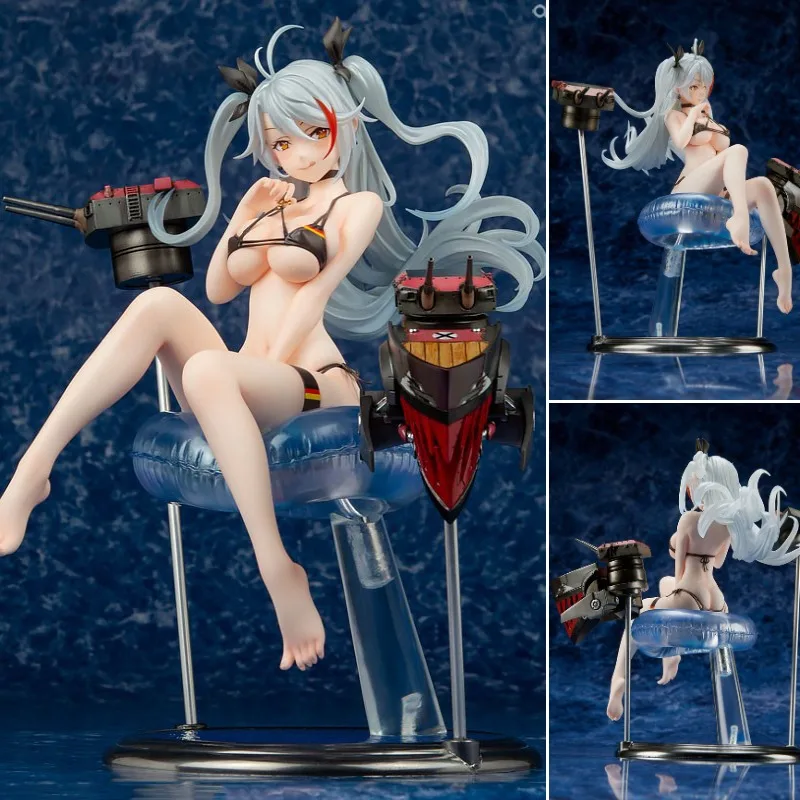 

100% Original Genuine WAVE KMS Prinz Eugen Azur Lane 1/8 A Smile That Never Fades Game Character Model Toy Gift
