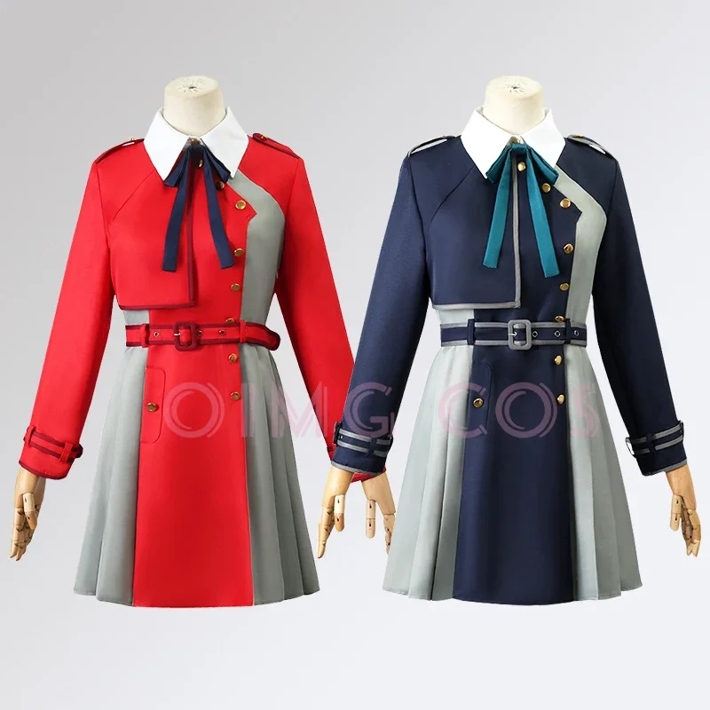 Lycoris отдача nishikier Chisato Косплей Иноуэ такина костюмы Женское платье для Хэллоуина