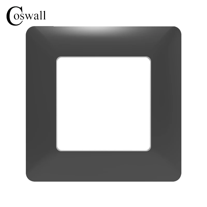 

COSWALL умная настенная розетка S-01OG черная