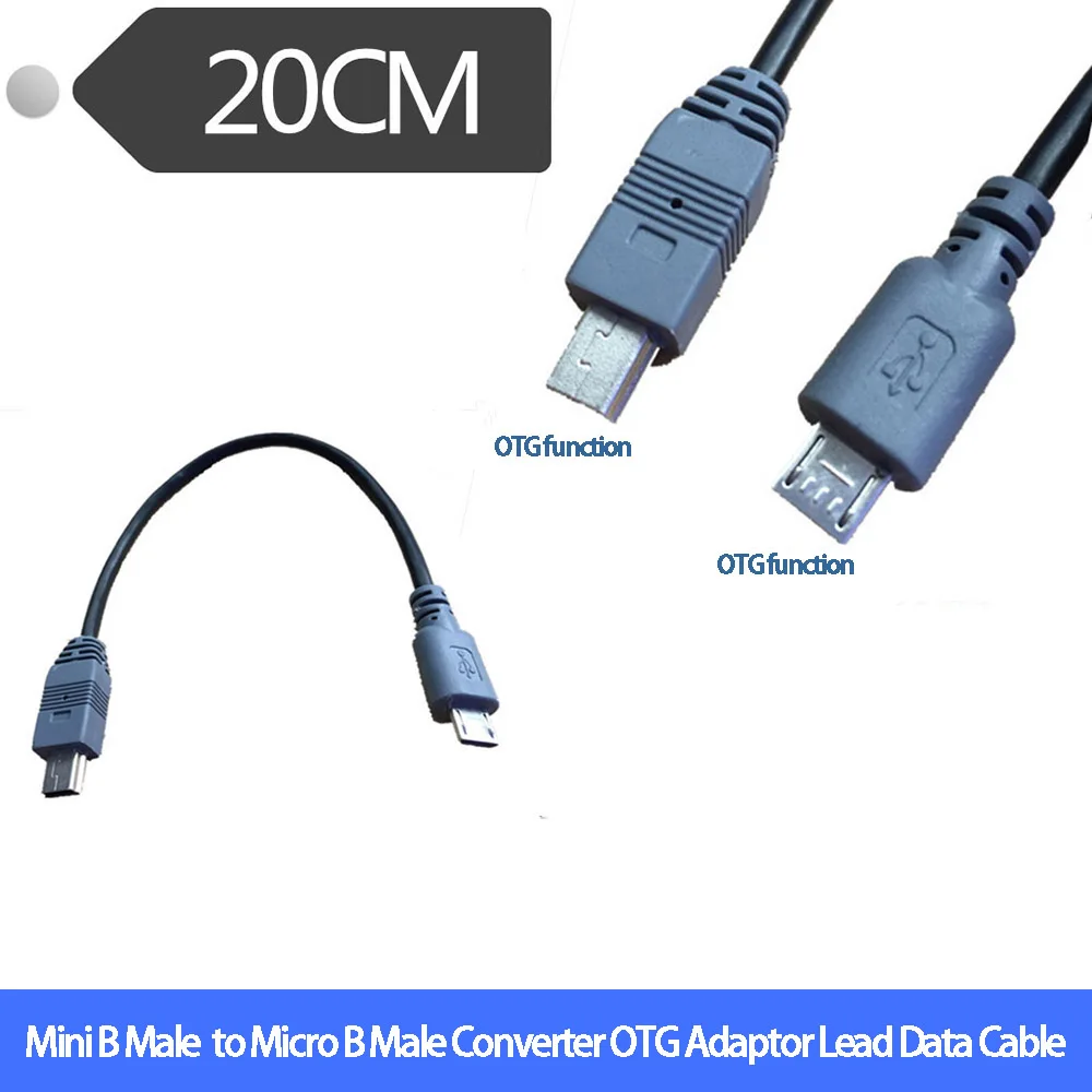 Кабель для передачи данных OTG, Micro USB, мини USB, внешний кабель, Мини OTG кабель