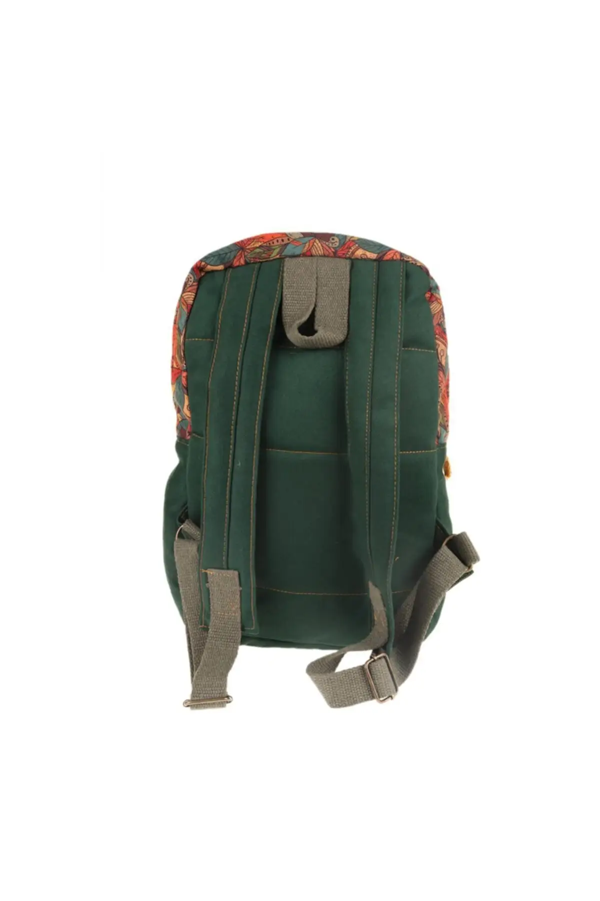 Эргономичный рюкзак зеленого цвета с этническим узором | Багаж и сумки