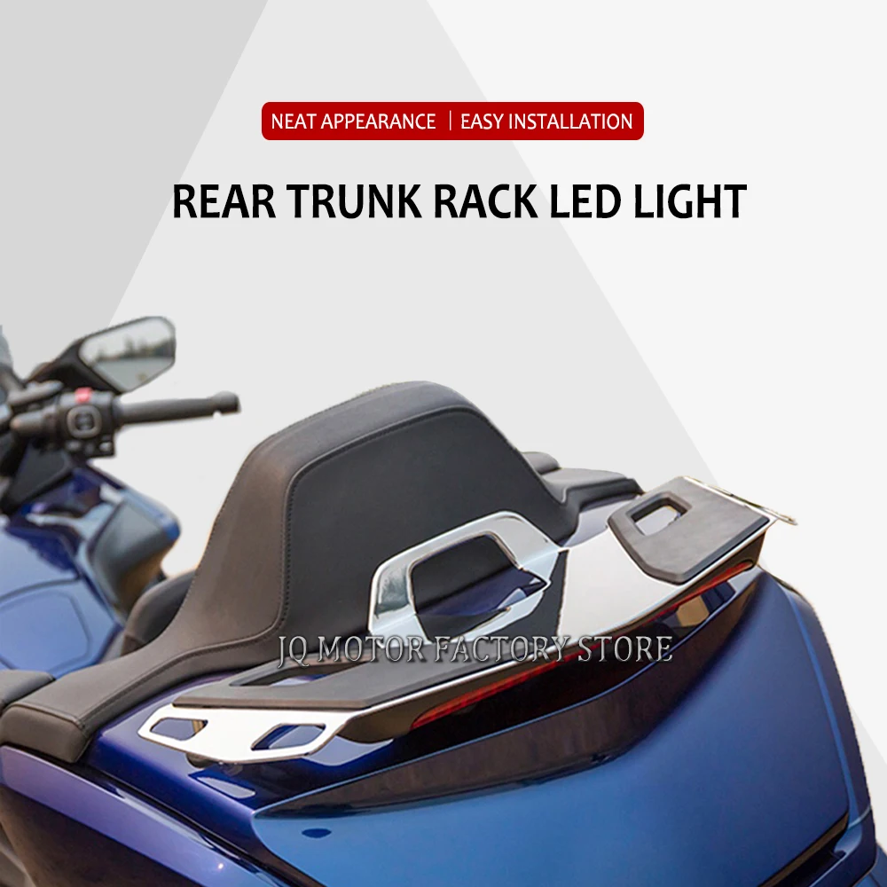 NEUE Motorrad Hinten Stamm Gepäck Rack LED Bremslicht Für Honda Goldwing GL1800 Tour GL1800B Automatische DCT GL1800BD 1800DA 2021