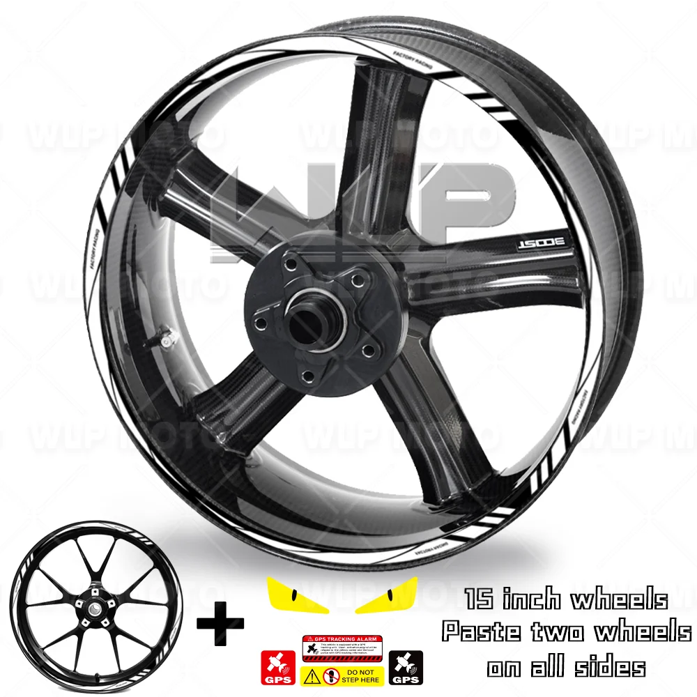 

Светоотражающая наклейка на колесо мотоцикла, лента для обода ступицы, наклейки 12 "13 "14" 15 "16" 17 "18" дюймов, украшение для Ducati Suzuki KTM BMW