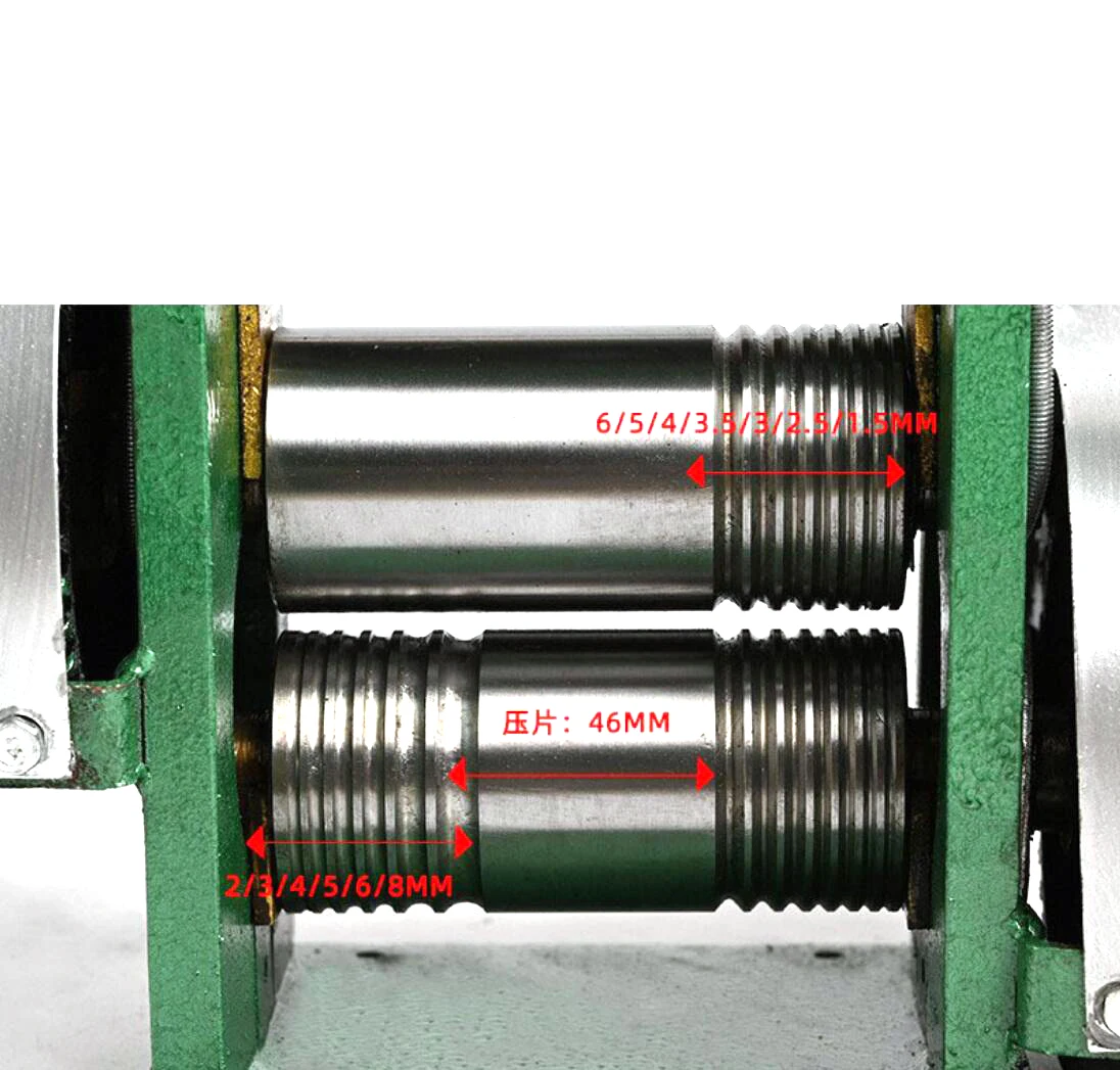 

Jewelry Combination Rolling Mill Machine Distance Adjustable Manual Press Tabletting Tool for Jewelry Repairing Designing