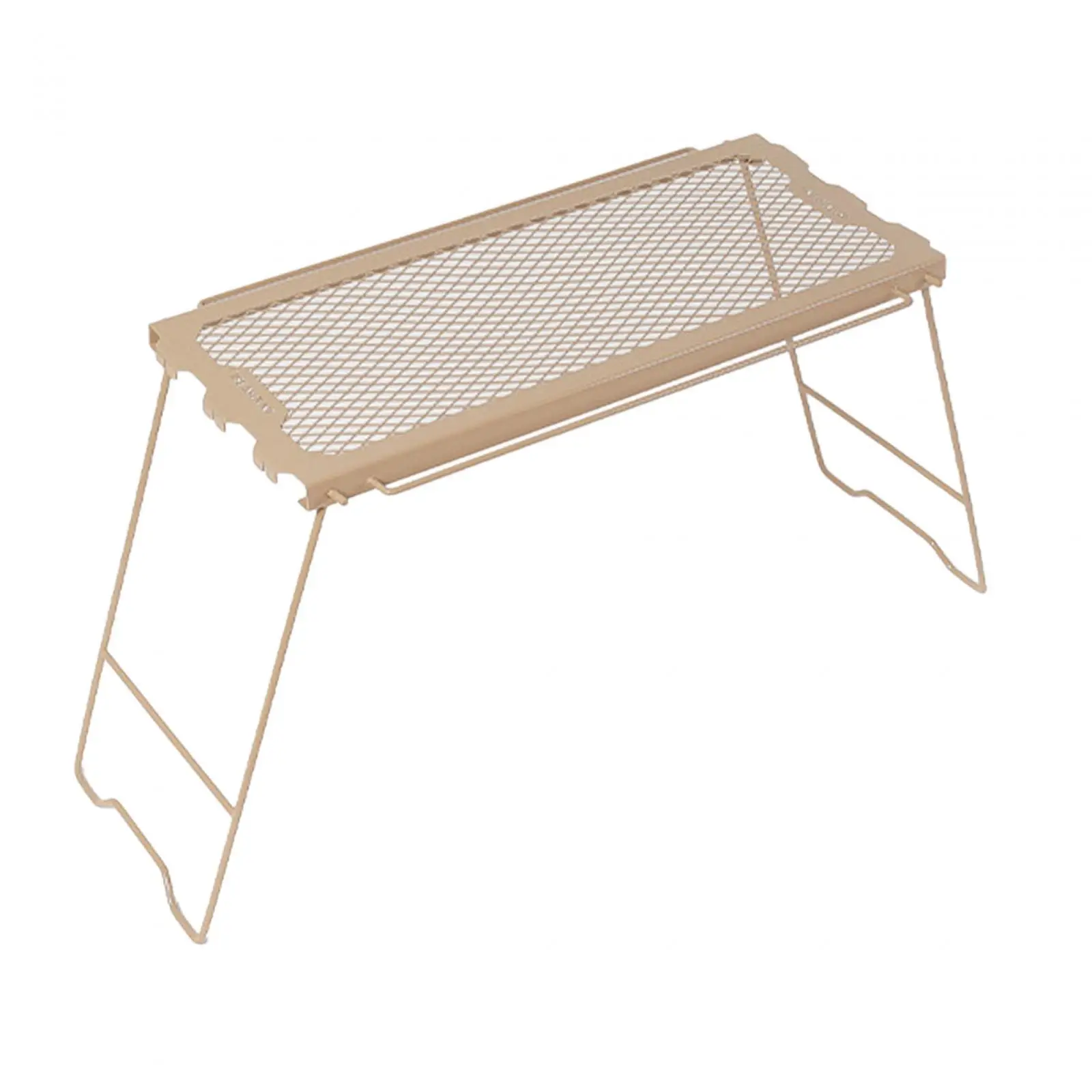 Складной стол для кемпинга кухонный с решеткой складной Костер-гриль маленький