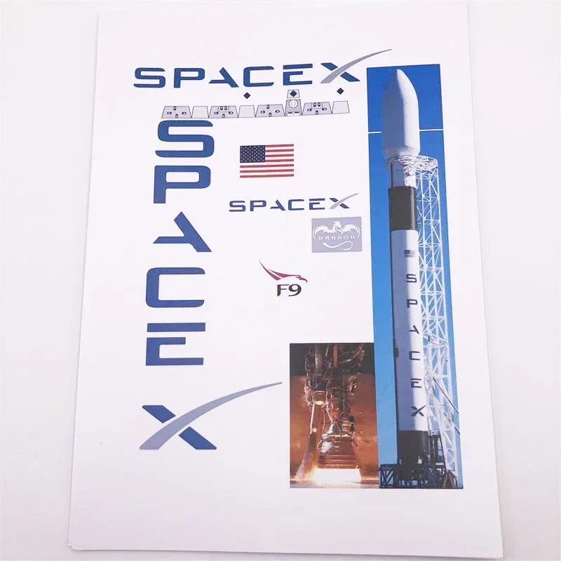 Фото 1/100 США SpaceX Falcon 9-ракета 3D бумажная модель-головоломка студенческая ручная класса DIY космическая бумажная модель игрушки №2